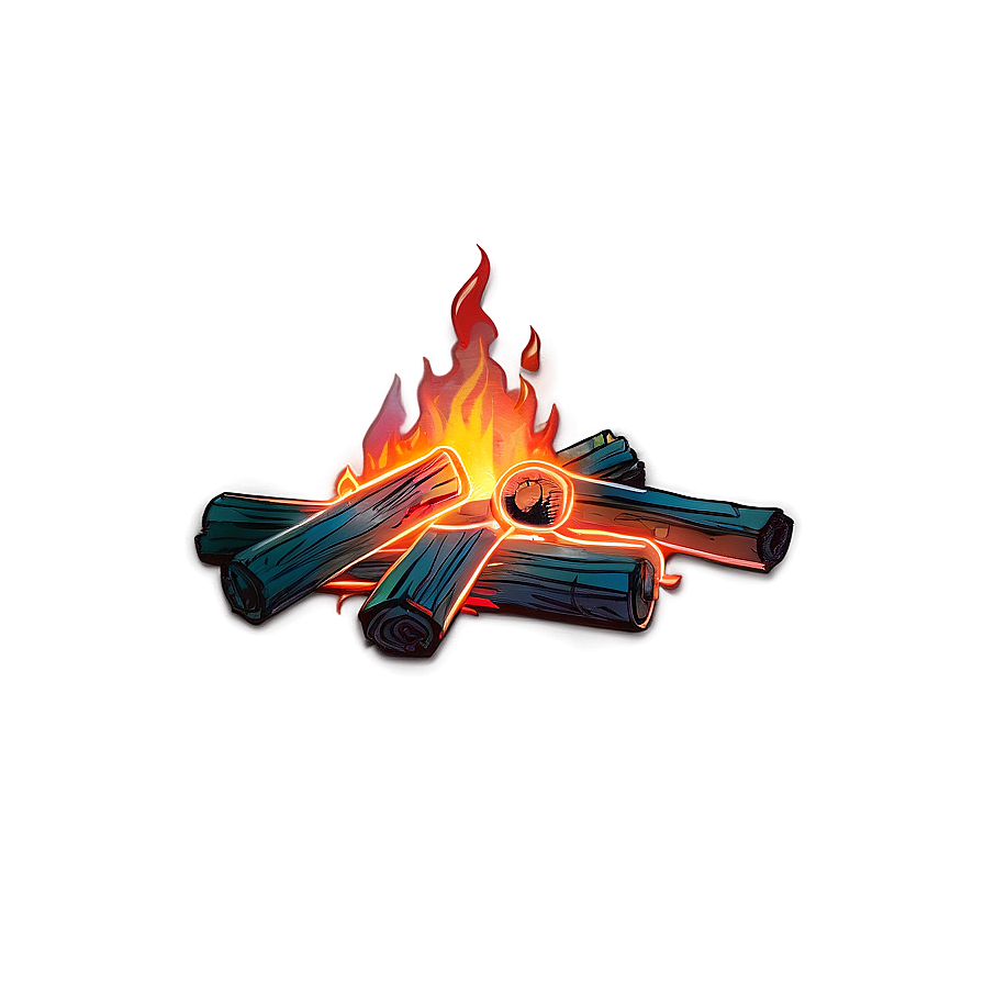 Silent Anime Campfire Png Nhw45