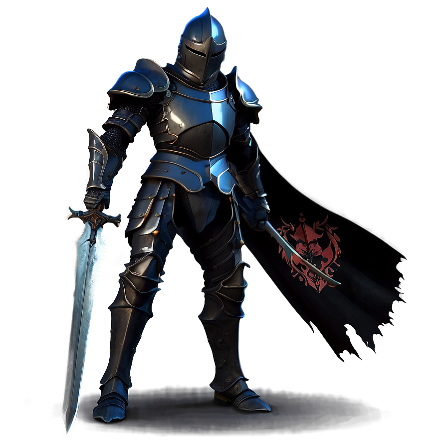 Silent Black Knight Png 12