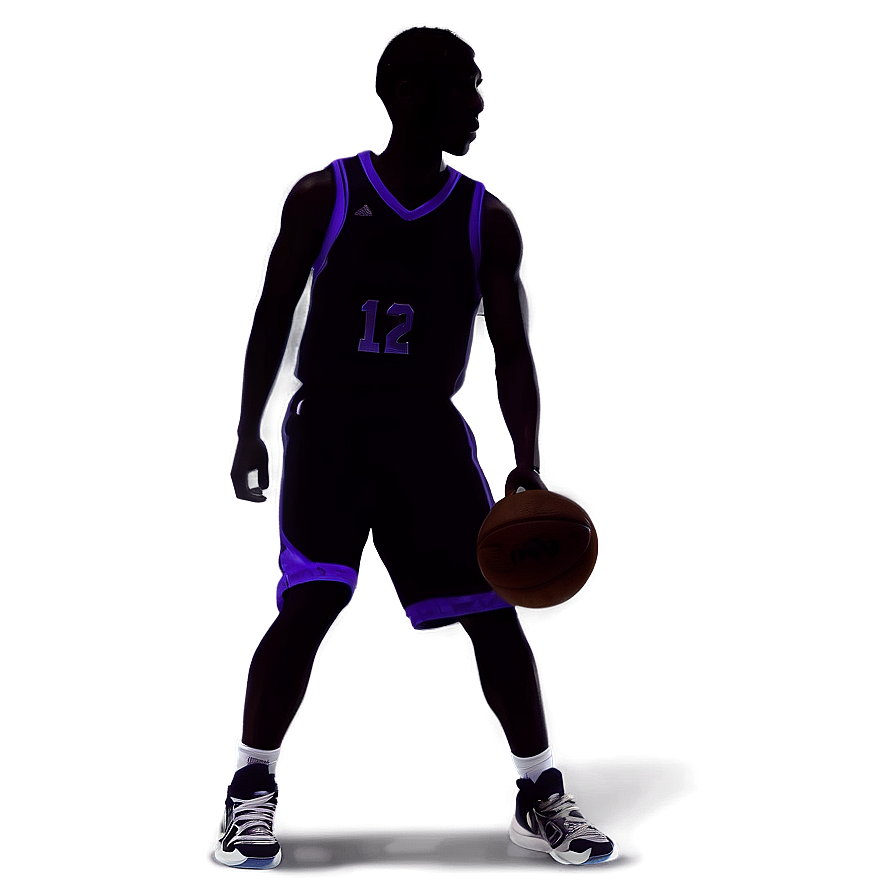 Silhouette Of Basketball Player Png Fcp