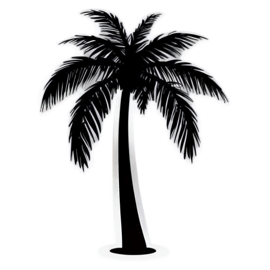 Silhouette Palm Tree Emoji Png 06272024