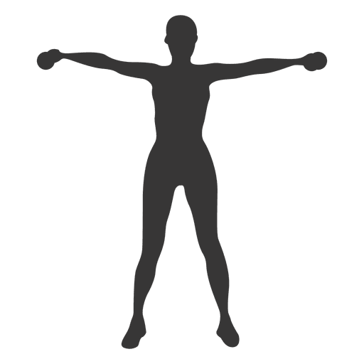 Silhouette_ Stretching_ Pose