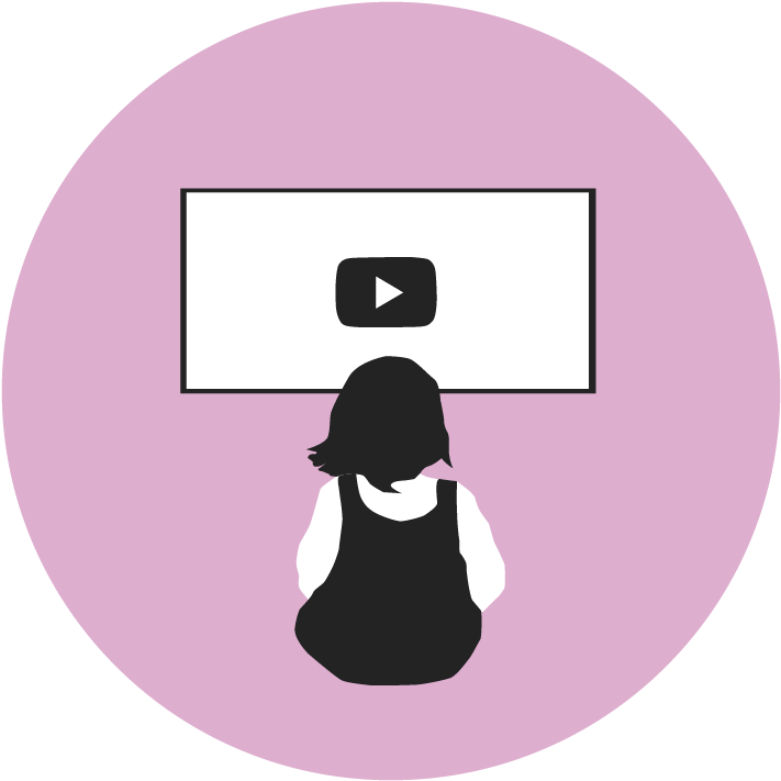 Silhouette Viewer Youtube Icon