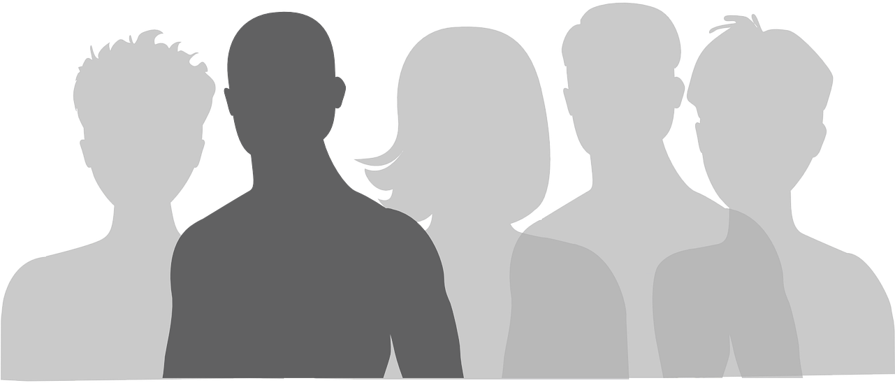 Silhouetted Group Profile