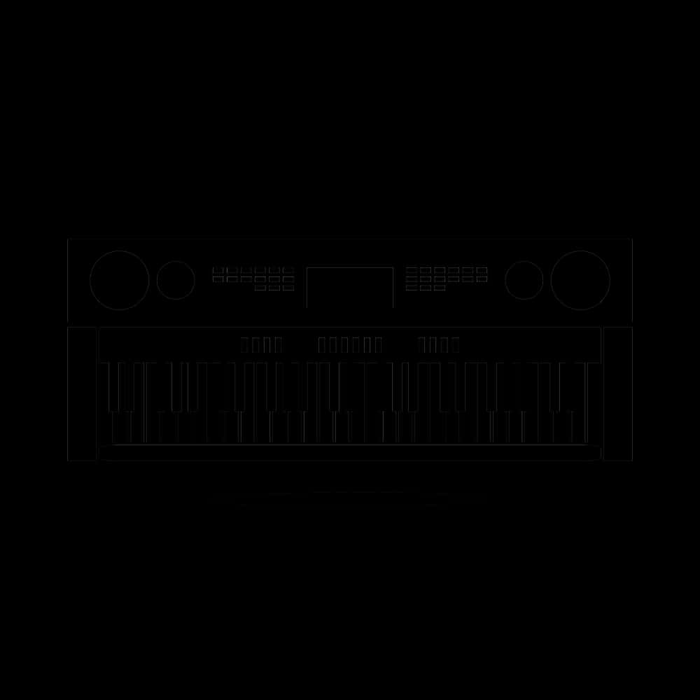 Piano Icon - Keyboard Piano Icon Png, Transparent Png PNG with transparent background