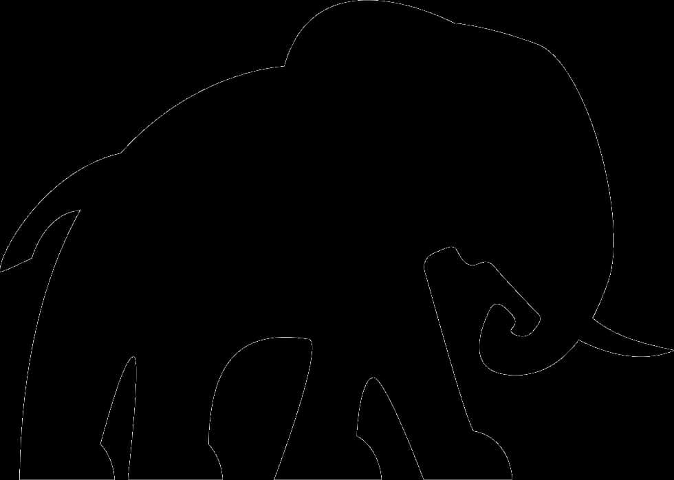 Silhouetteof Elephant