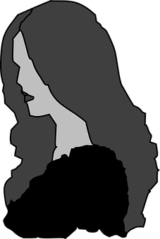 Silhouetteof Woman Profile