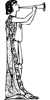 Silhouetteof Woman Standing PNG with transparent background