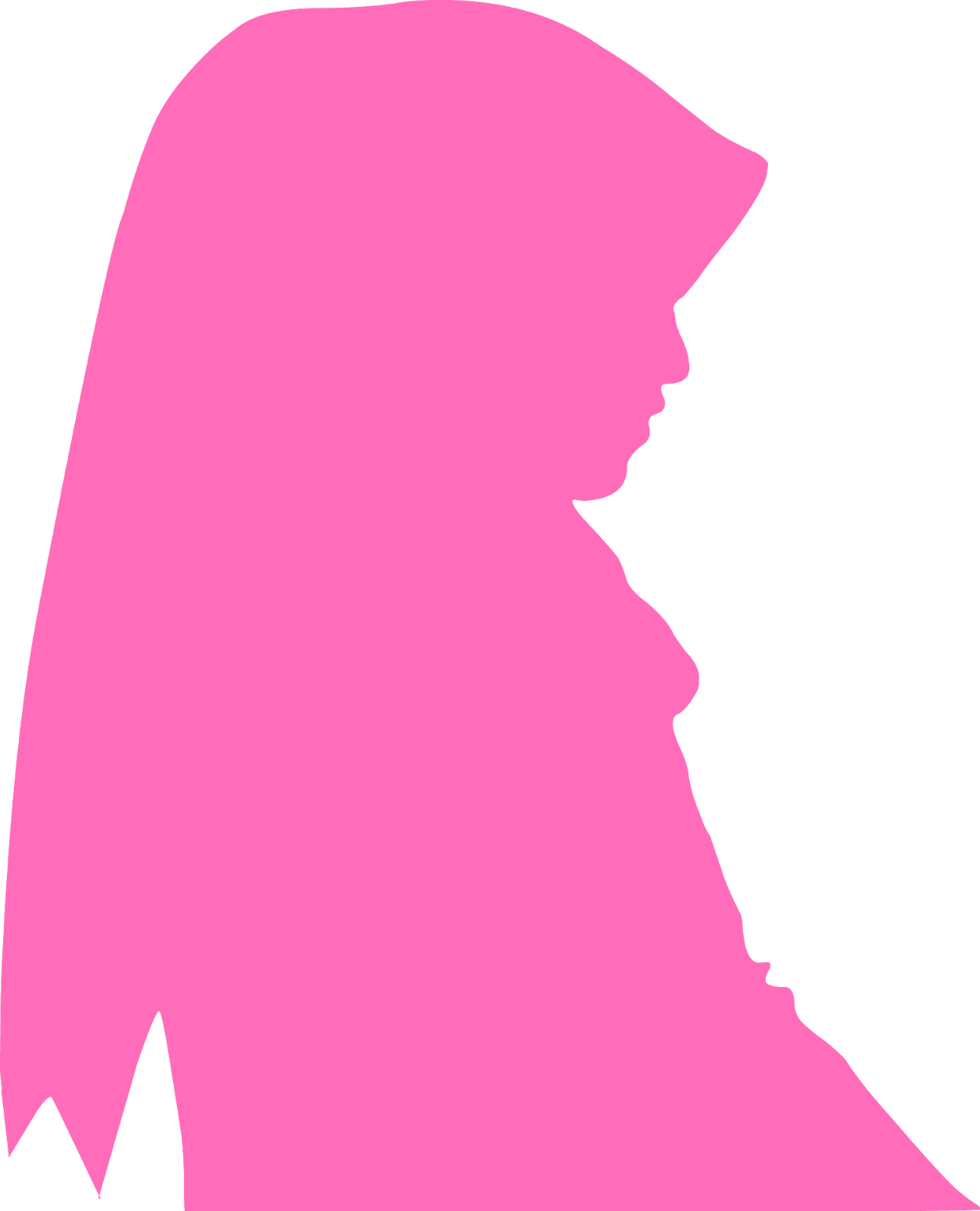 Silhouetteof Womanin Hijab