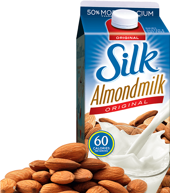 Silk Almond Milk Carton