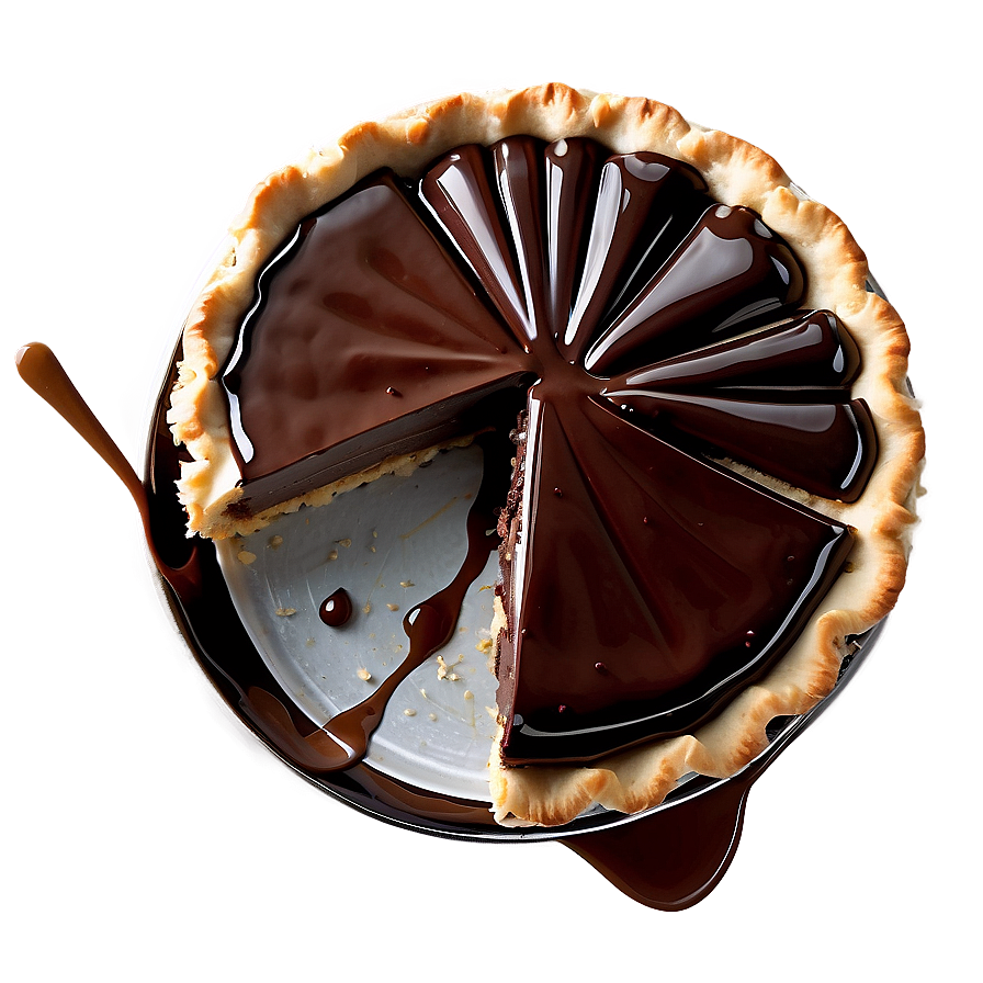 Silky Chocolate Ganache Pie Png 05232024