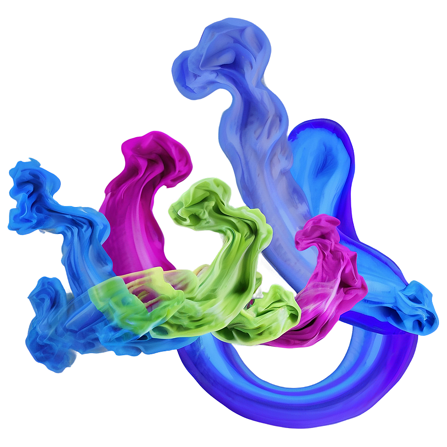 Silky Color Smoke Swathe Png Nlt