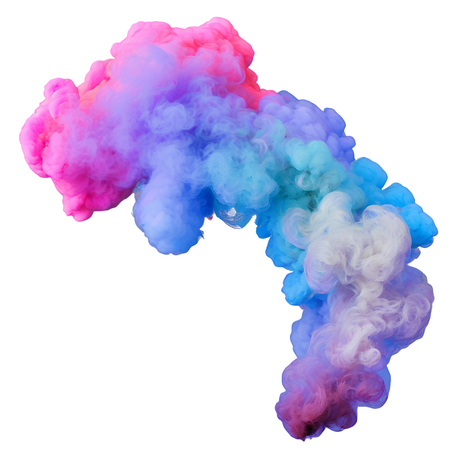 Silky Color Smoke Swathe Png Vng67