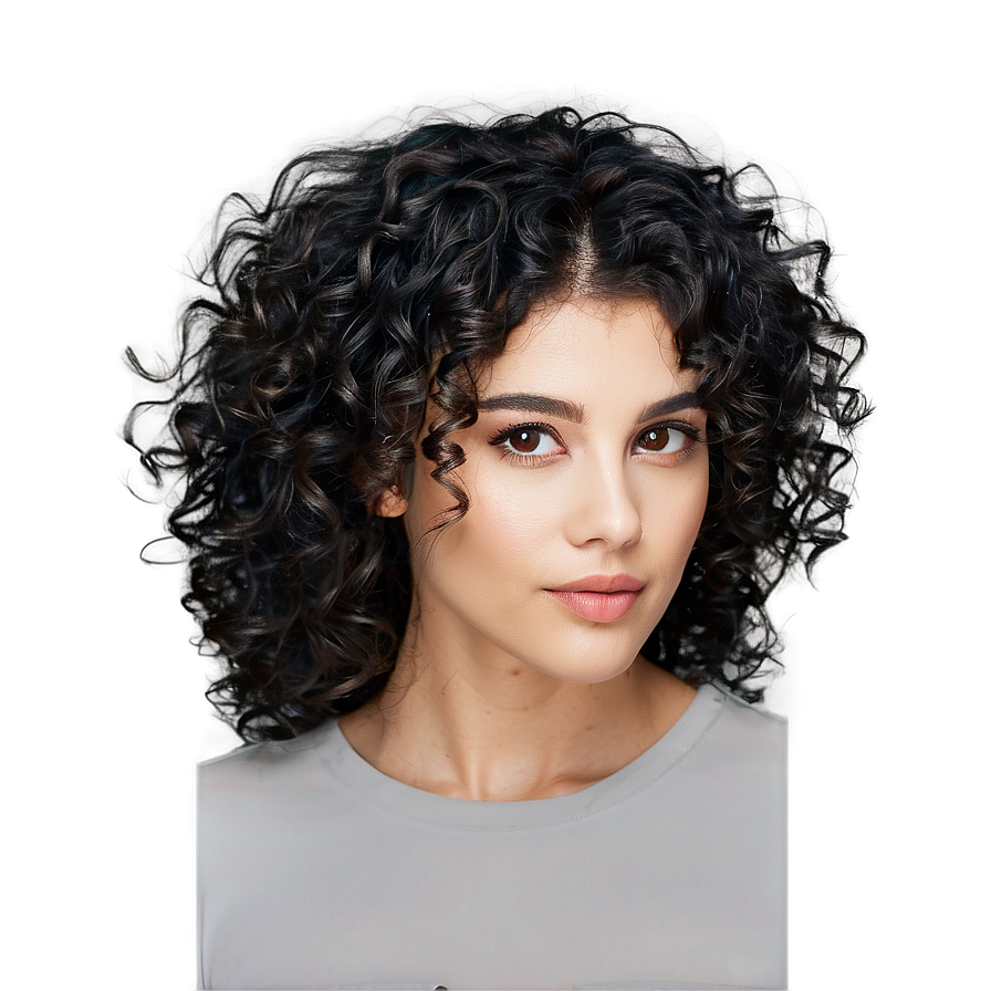 Silky Curly Hair Flow Png 05242024