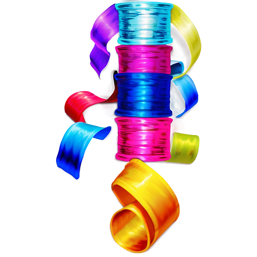 Silky Party Streamers Png 06282024