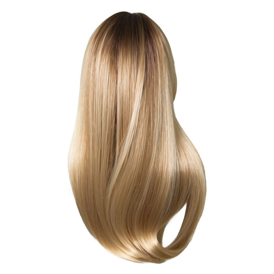 Silky Smooth Blonde Hair Png 6