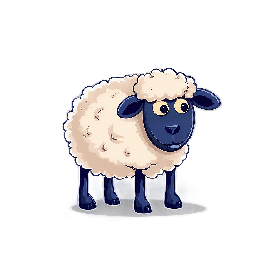 Silly Cartoon Sheep Png Dme