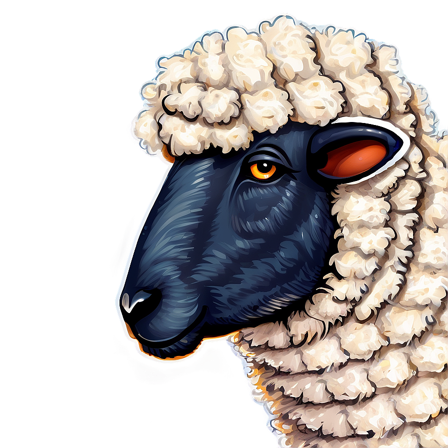 Silly Cartoon Sheep Png Lml