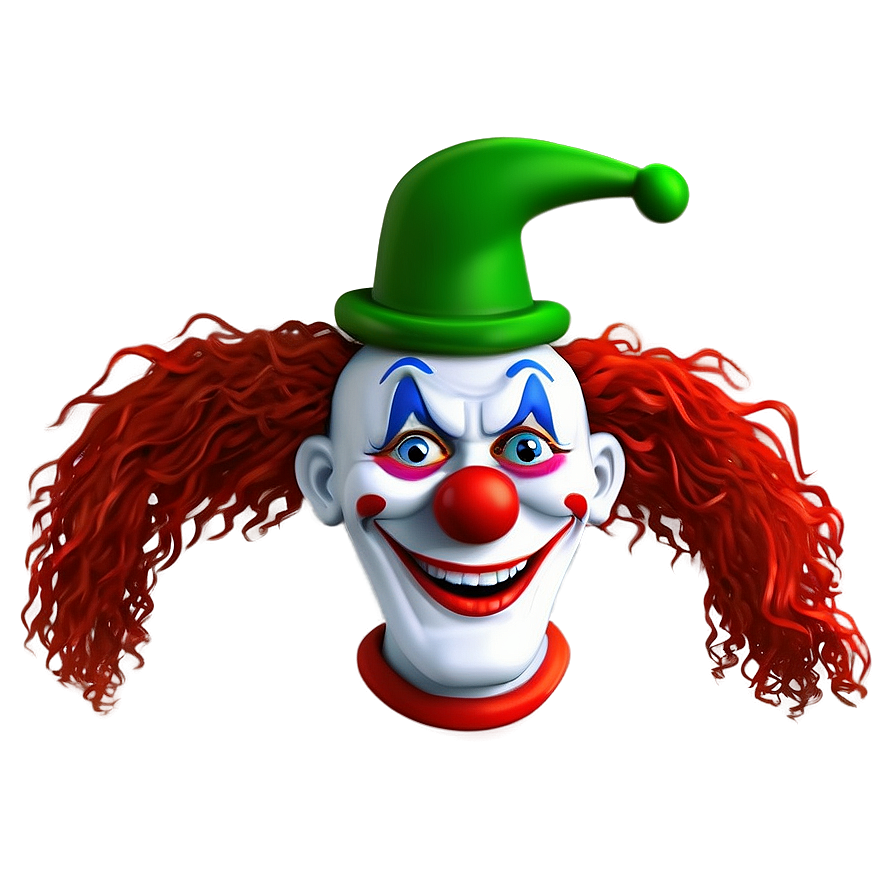 Silly Clown Face Cartoon Png Ksv9