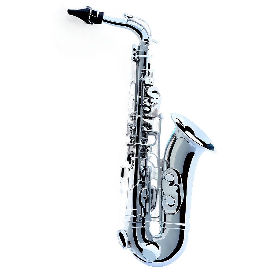 Silver Alto Saxophone Png Pgg90