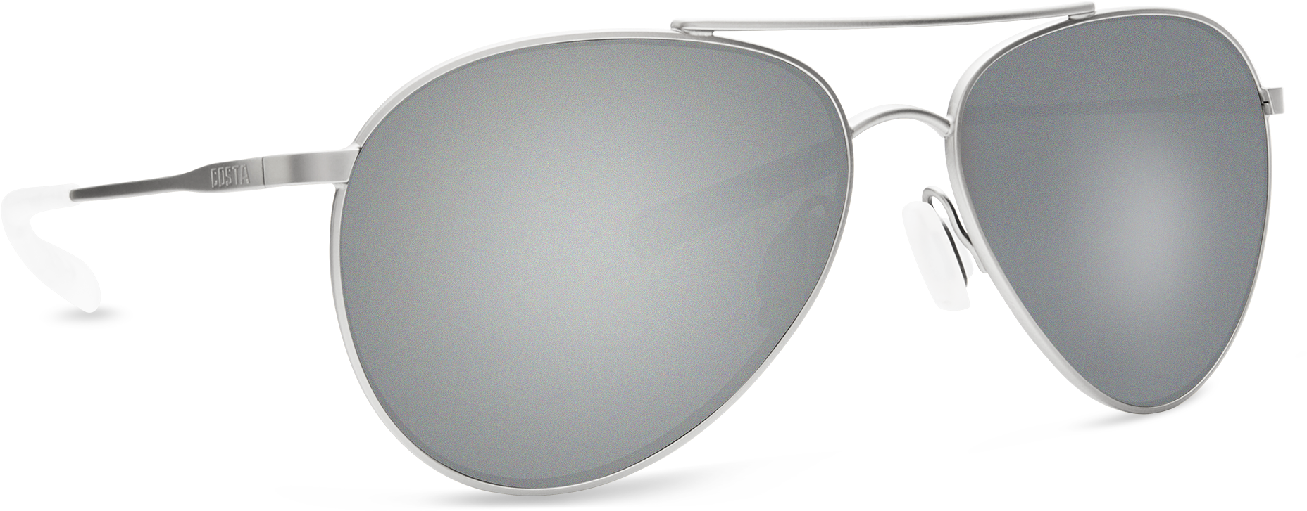 Silver Aviator Sunglasses