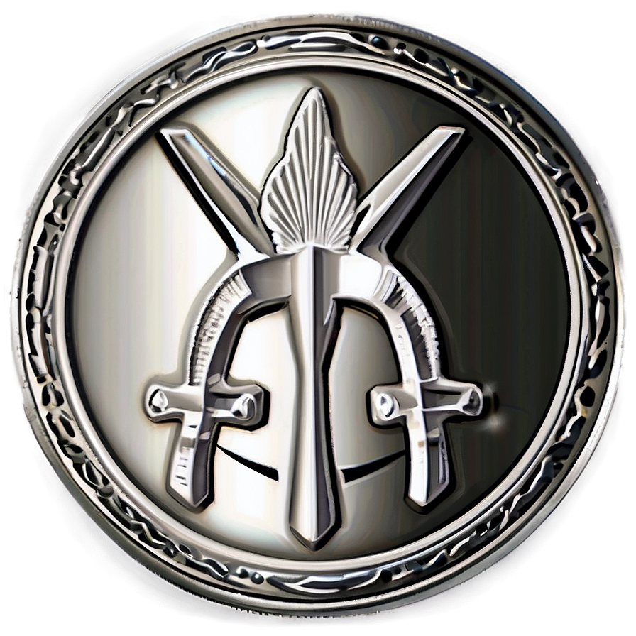 Silver Badge Emblem PNG 06112024 PNG with transparent background