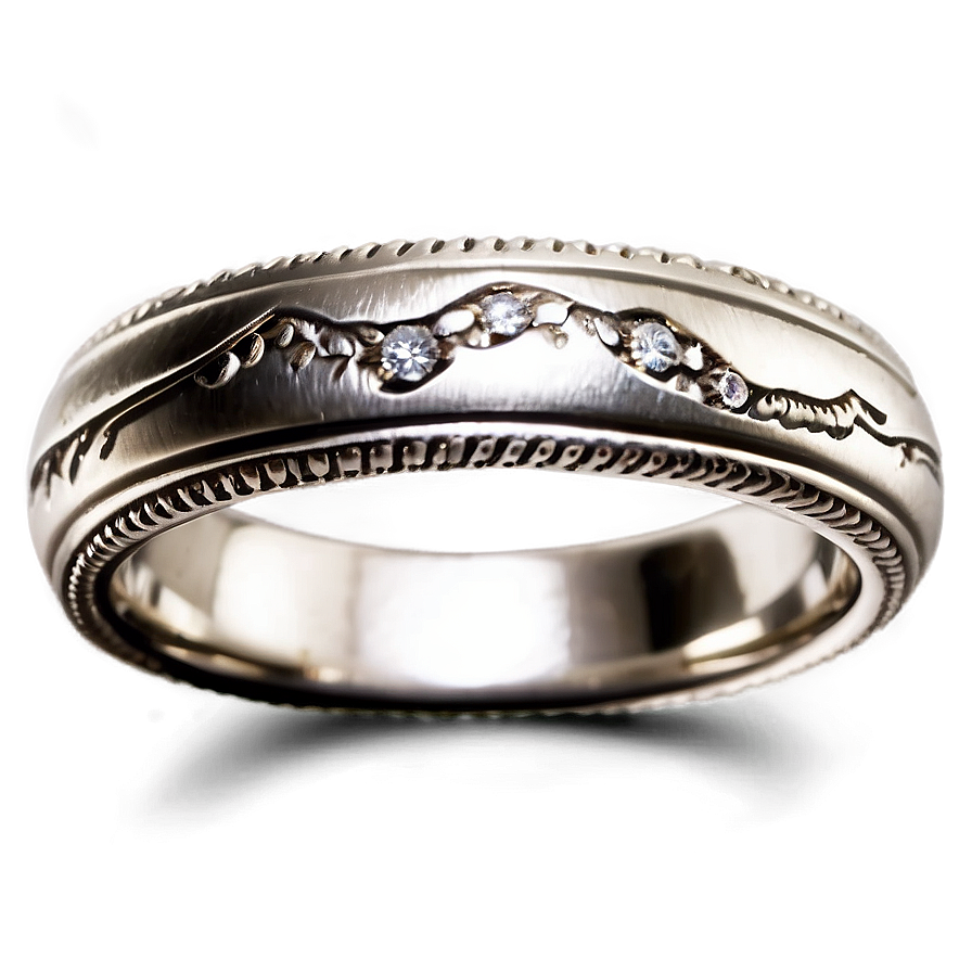 Silver Band Rings PNG 06122024 PNG with transparent background