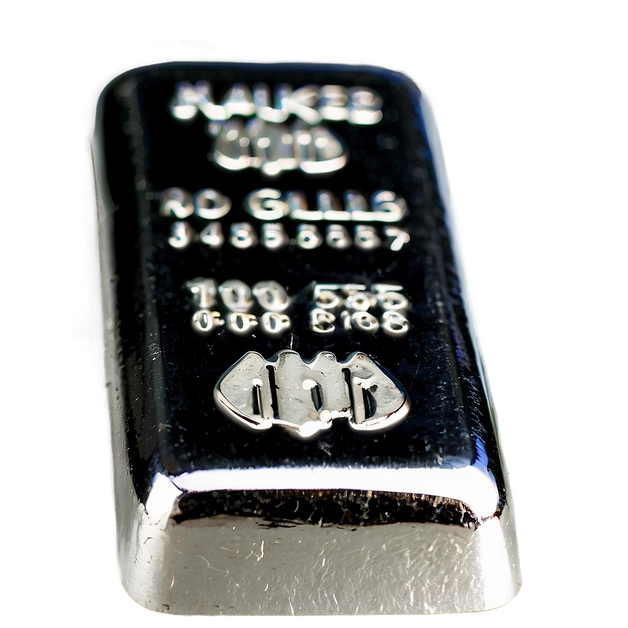 Silver Bar Closeup Png Lys55