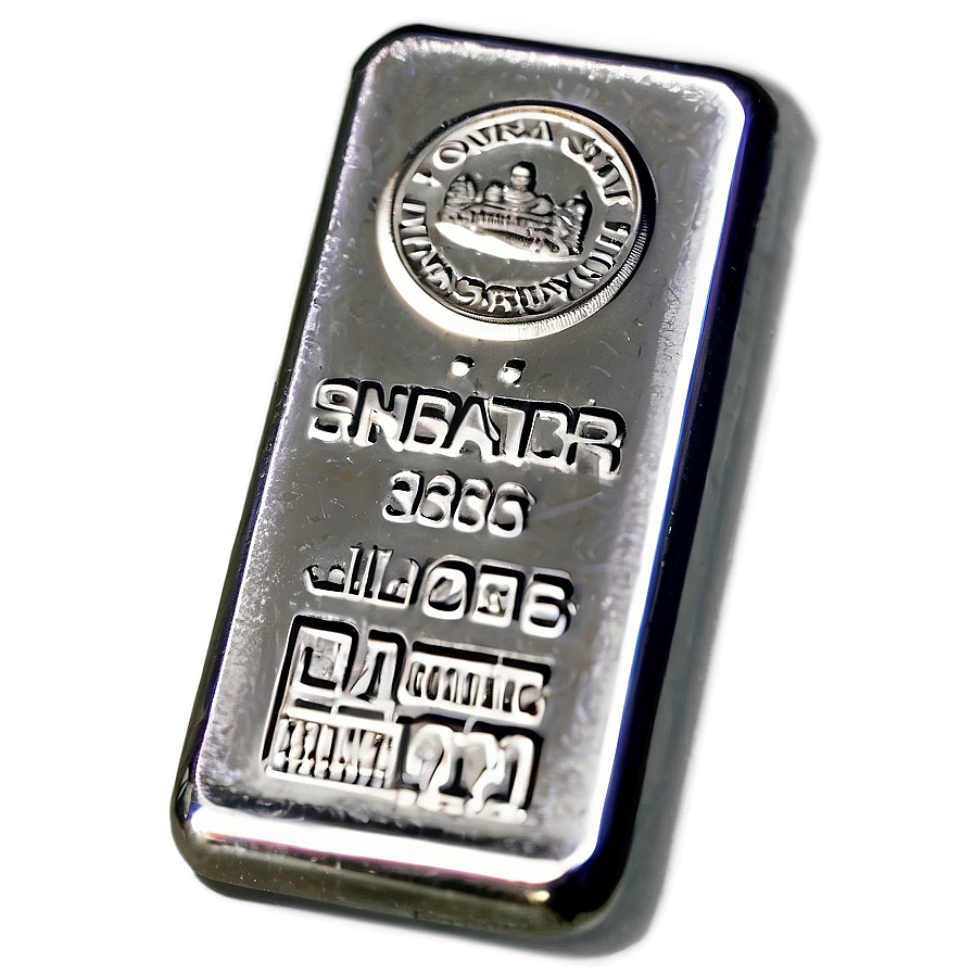 Silver Bar With Serial Number Png 98