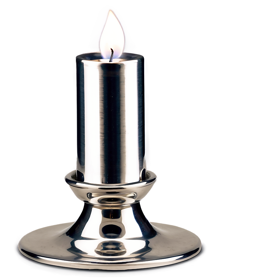 Silver Candle Holder PNG 43 PNG with transparent background