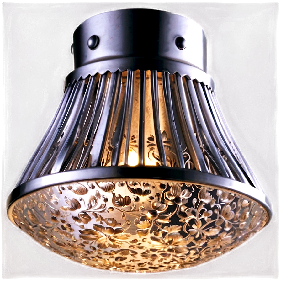 Silver Ceiling Light Png 35