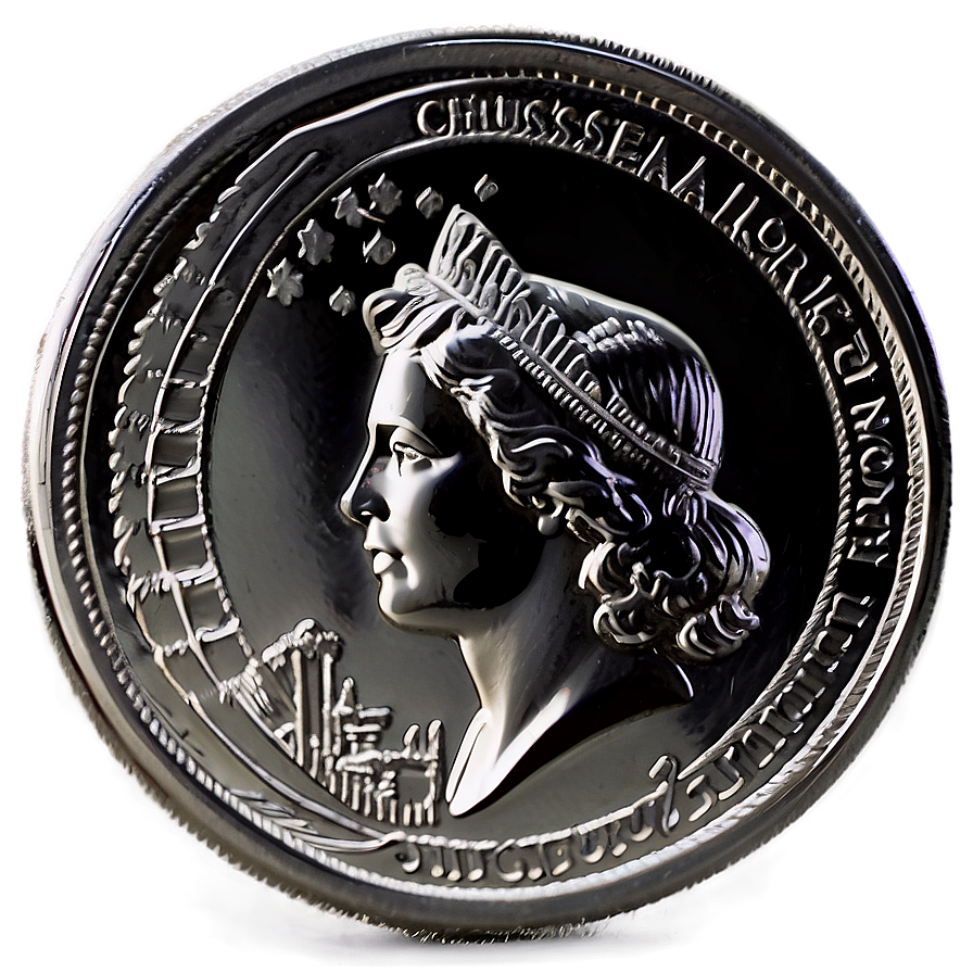 Silver Coin PNG 97 PNG with transparent background