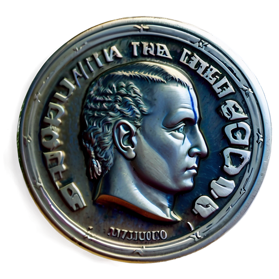 Silver Coin PNG pwi PNG with transparent background