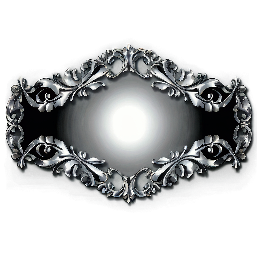 Silver Decorative Line PNG 6 PNG image with a transparent background, free high-resolution download