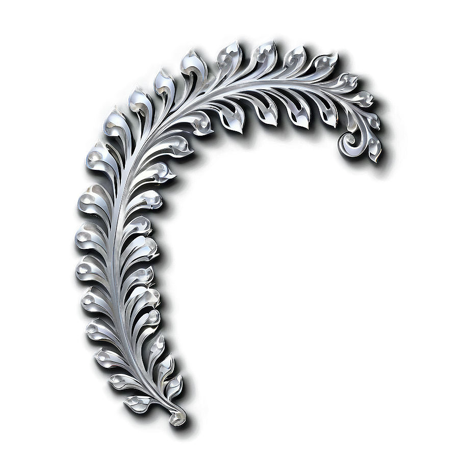Silver Decorative Line PNG flt14 PNG image with a transparent background, free high-resolution download
