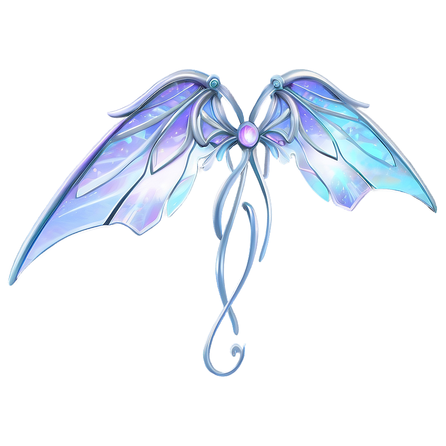 Silver Fairy Wing Png 06132024