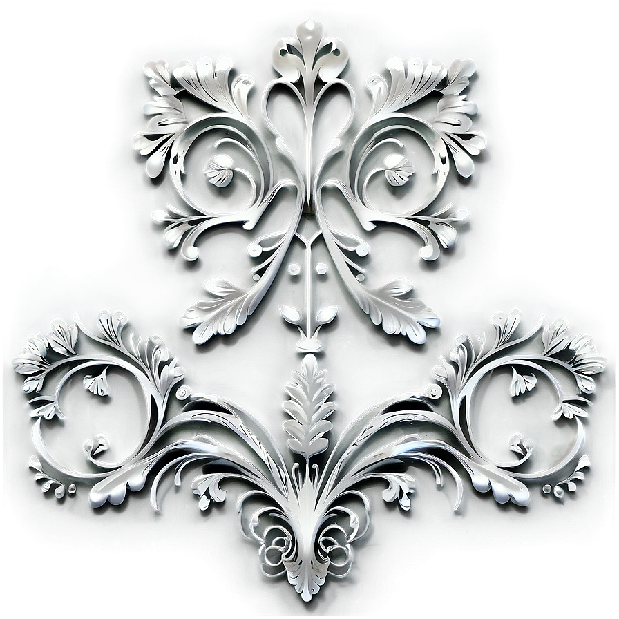 Silver Filigree Overlay Png Bes99