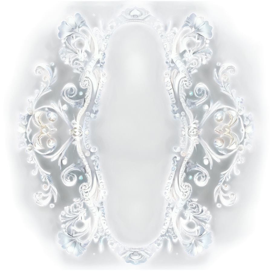 Silver Filigree Overlay Png Nhm44