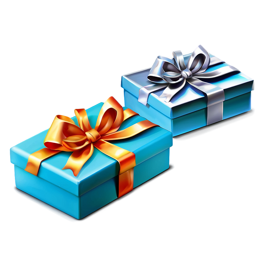 Silver Gift Box Png 60