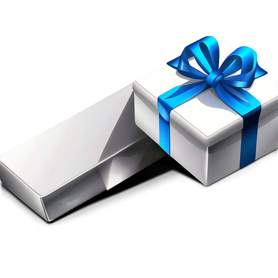 Silver Gift Box Png Ewo