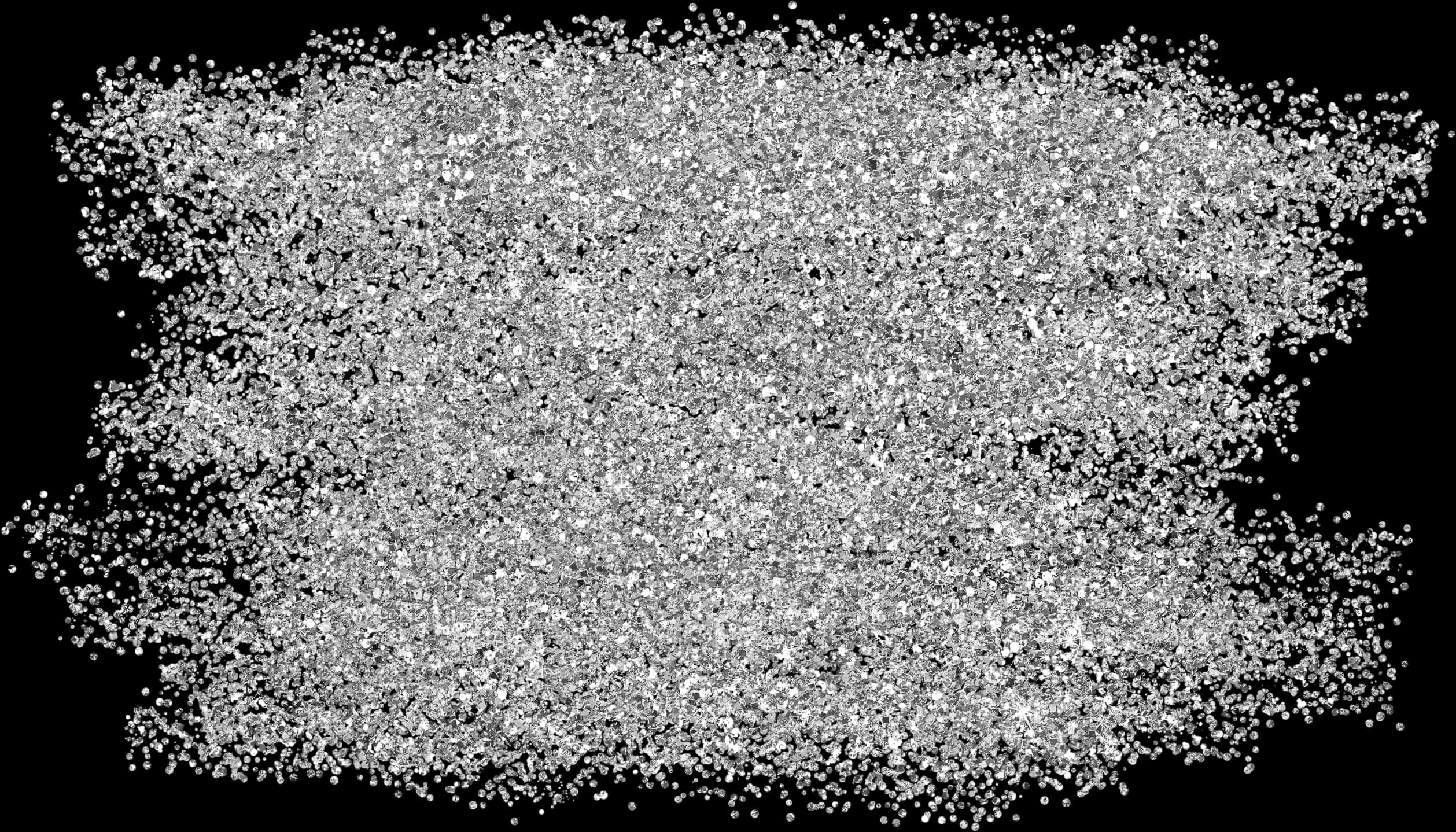 Silver Glitter Texture PNG with transparent background