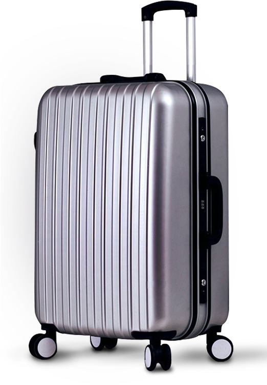Luggage Png Pic - Luggage With Kpop Stickers, Transparent Png PNG with transparent background