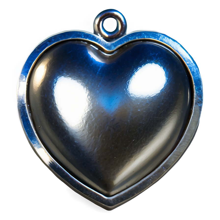 Silver Heart Charm Png Vfo