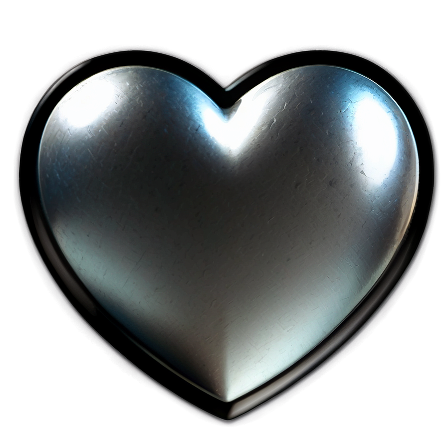 Silver Heart Wallpaper Png 32