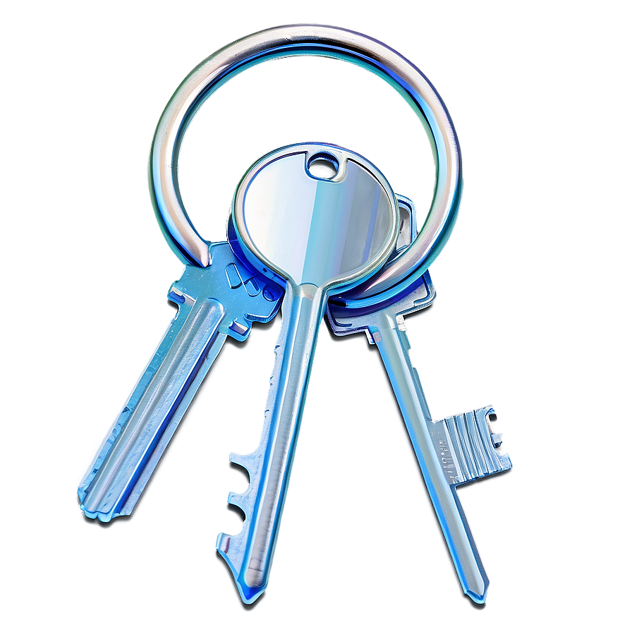 Silver Keys PNG 05242024 PNG with transparent background
