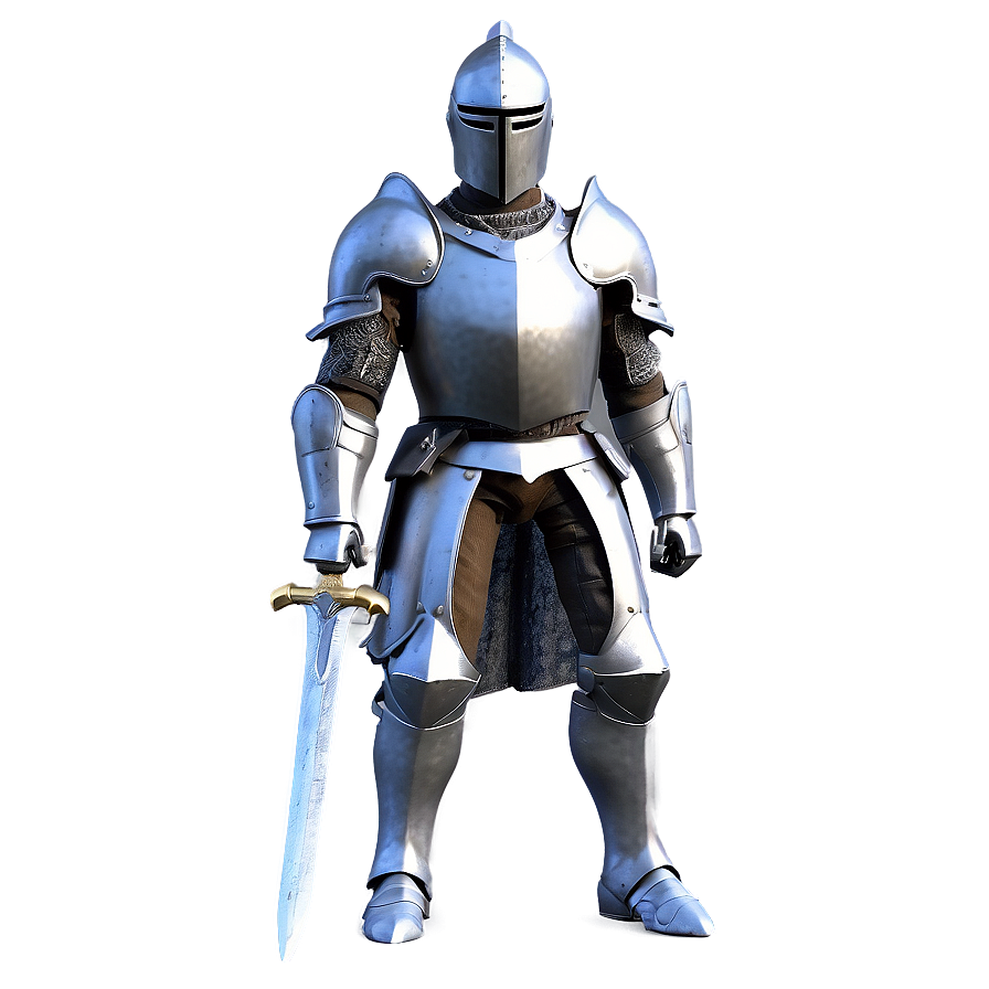 Silver Knight Png 27