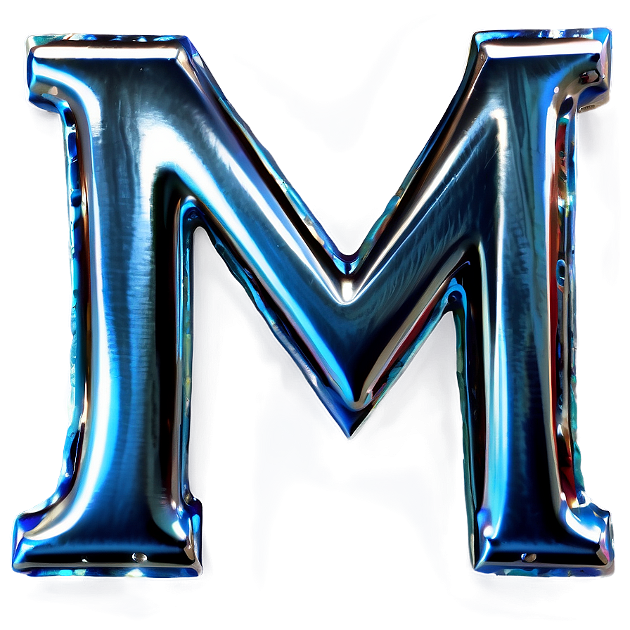 Silver Letter M Png Eff13