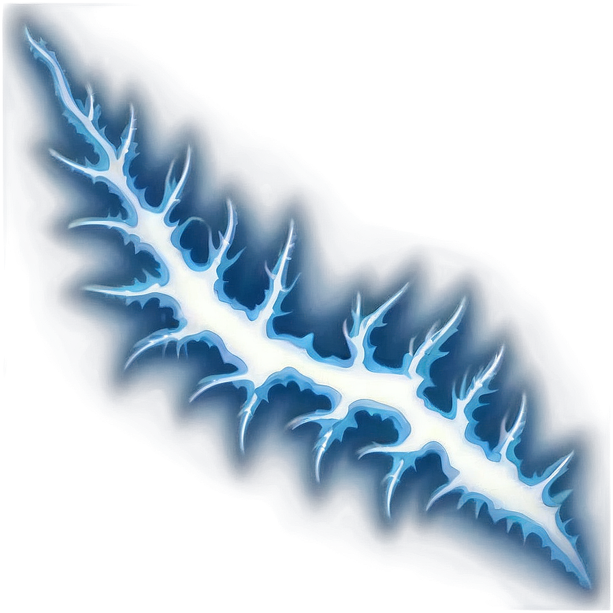 Silver Lightning Bolt PNG 06112024 PNG with transparent background