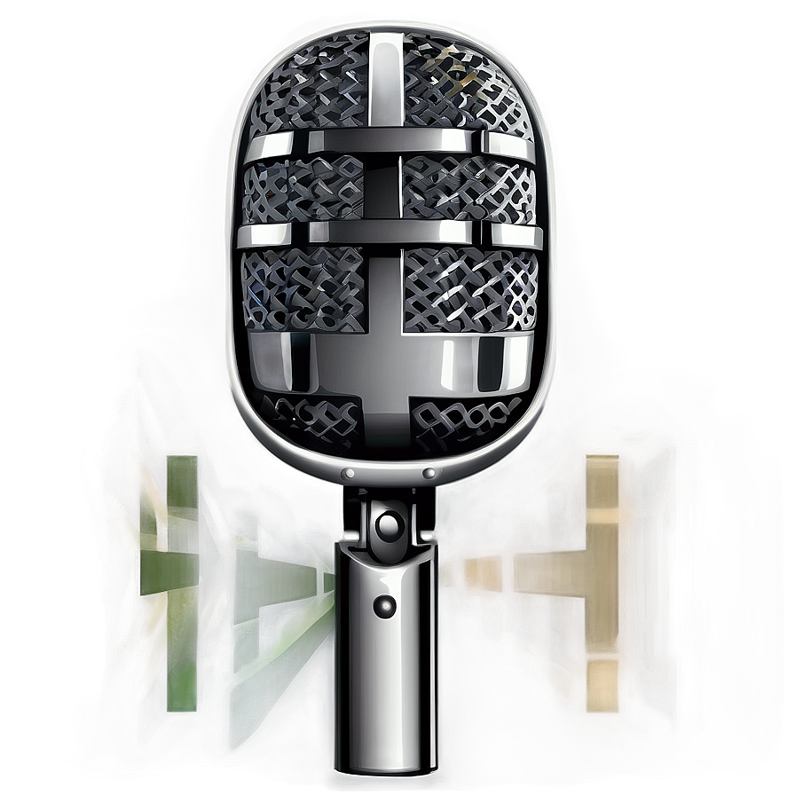 Silver Microphone Png Dob