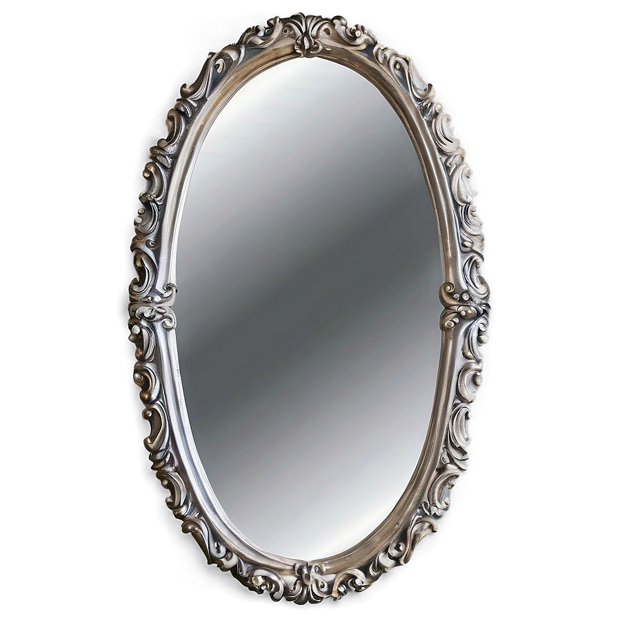 Silver Mirror Frame Png 96