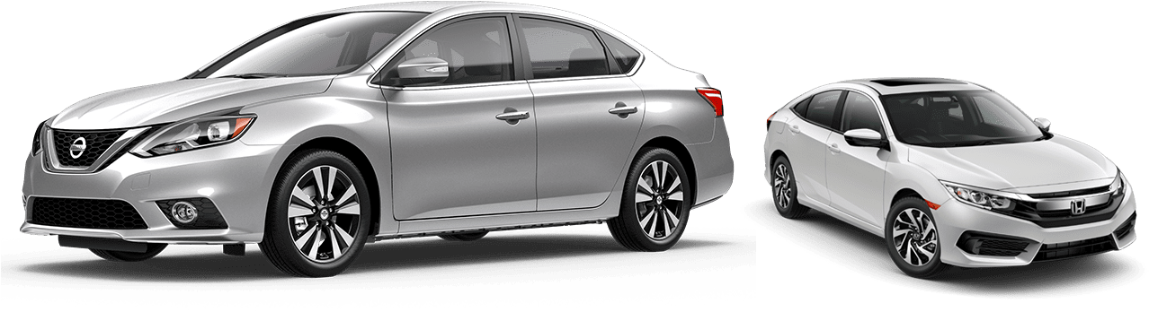 Silver Nissan Sentra, HD Png Download PNG with transparent background